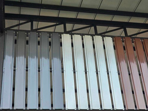 ลอนรั้ว เครื่องรีด - สินค้าแต่ละสี - ภาพที่ 101 จาก 103 | โรงงานหลังคาเหล็ก เมทัลโฮมสตีล อุดรธานี ผลิต และ จำหน่าย เมทัลชีท พียูโฟม เหล็กรูปพรรณ ไม้ฝาไม้เชิงชาย ราคาส่ง ราคาโรงงาน ส่งฟรีทั่วประเทศไทย